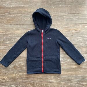 Patagonia Boys Better Sweater Full Zip Jacket with Hood Size 5T